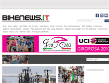 Tablet Screenshot of bikenews.it